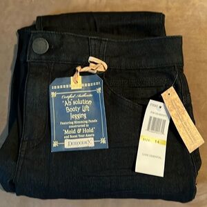 Democracy booty lift jegging size 14.